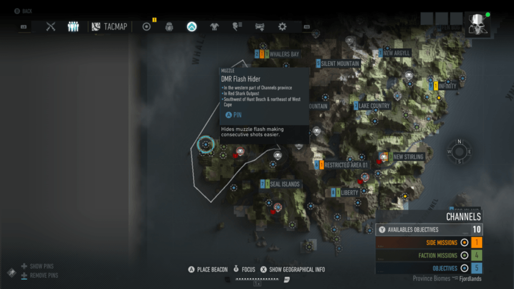 Weapon Attachments Location - Ghost Recon Breakpoint