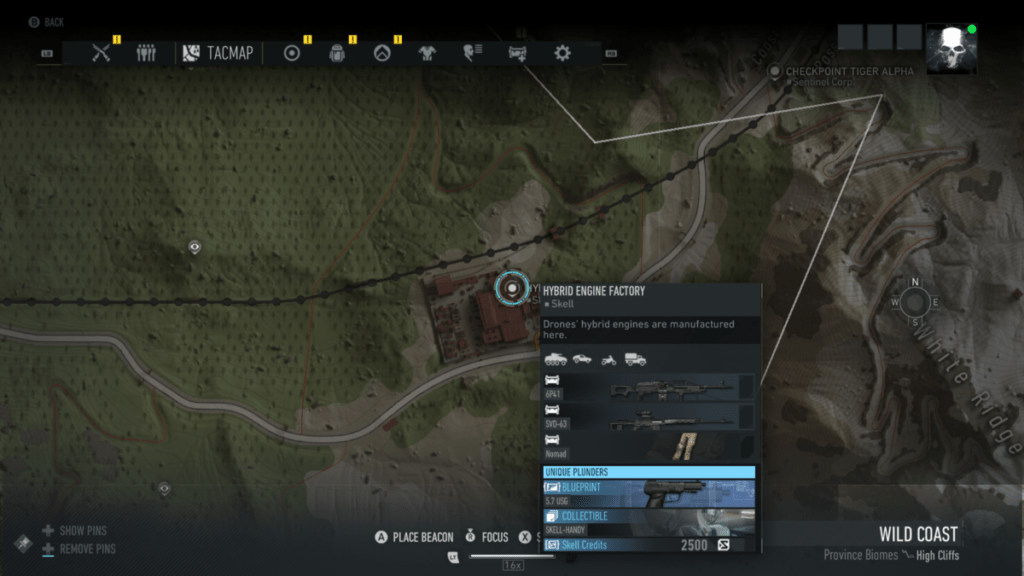 Weapon Blueprints locations Ghost Recon Breakpoint
